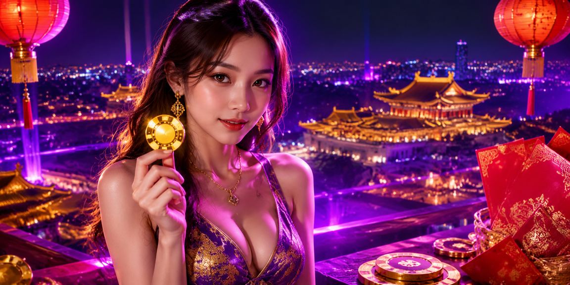 Phong bì đỏ may mắn và đèn lồng Huế gợi lên không khí nhận thưởng lễ hội tại Việt Nam