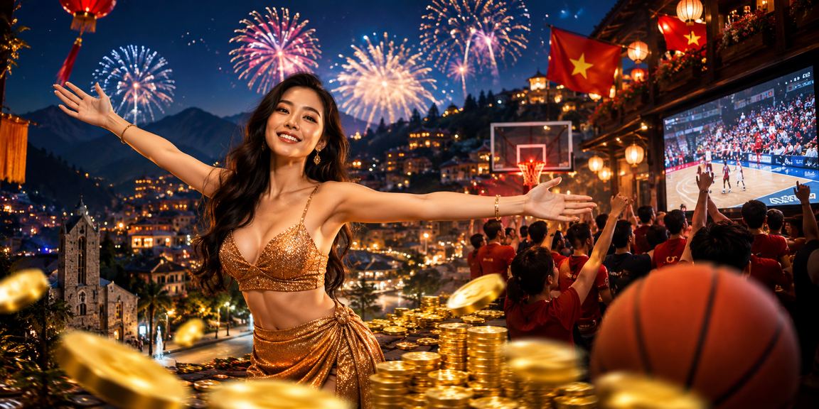 Không khí lễ hội cá cược bóng rổ tại Sapa với người dùng theo dõi trận đấu qua điện thoại